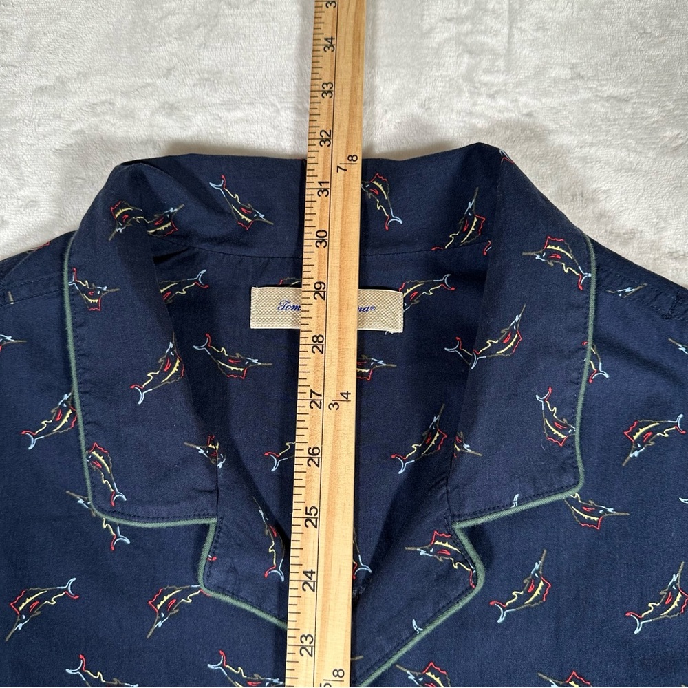 Tommy Bahama Men Button Down Shirt Size XL Long Sleeve 100% Cotton Embroidered - Picture 13 of 16